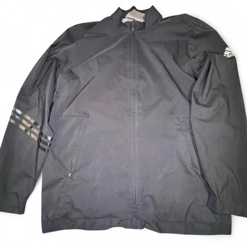 adidas Men's Dark Gray Windbreaker